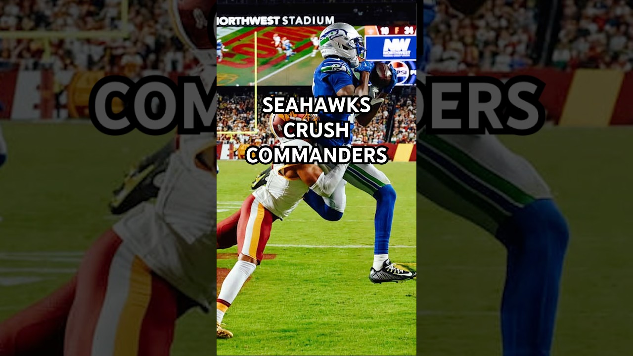 How the Seahawks Dominated the Commanders 🏈 | Incredible Game Highlights