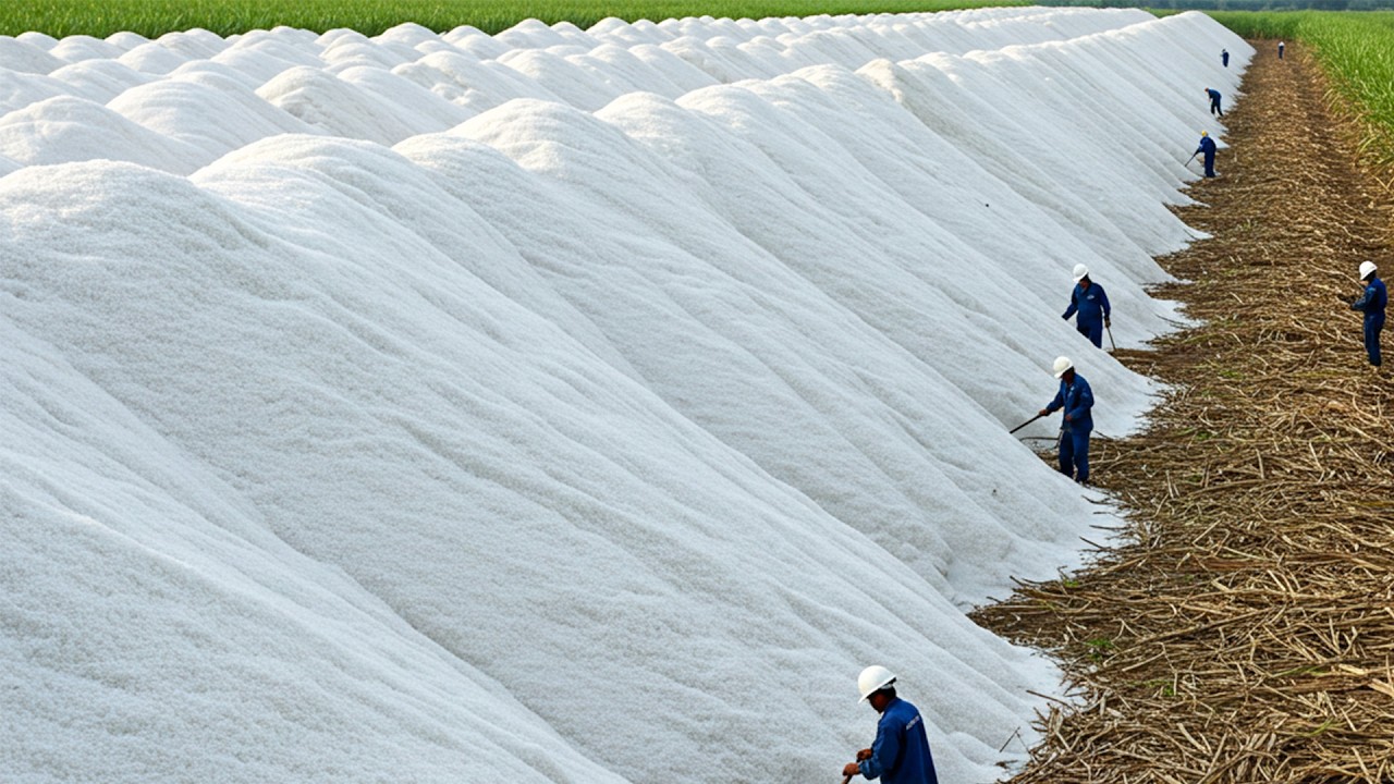 Inside the White Sugar Factory: Harvesting & Products 🌱