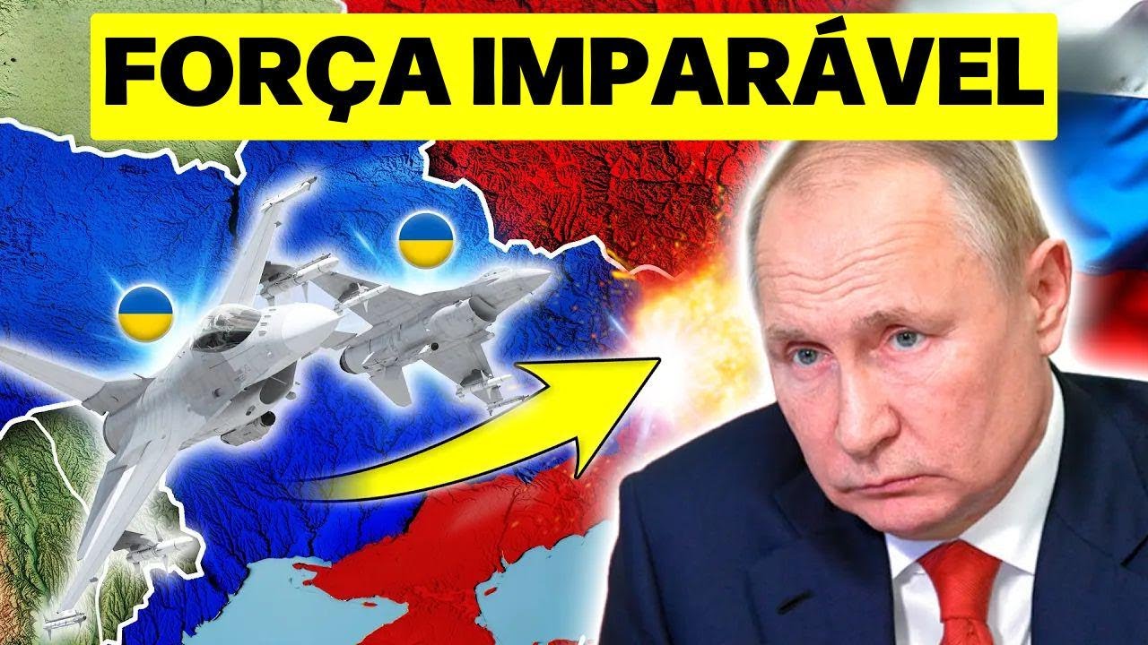 Pilotos ucranianos de F-16 surpreendem a Rússia nos céus ✈️