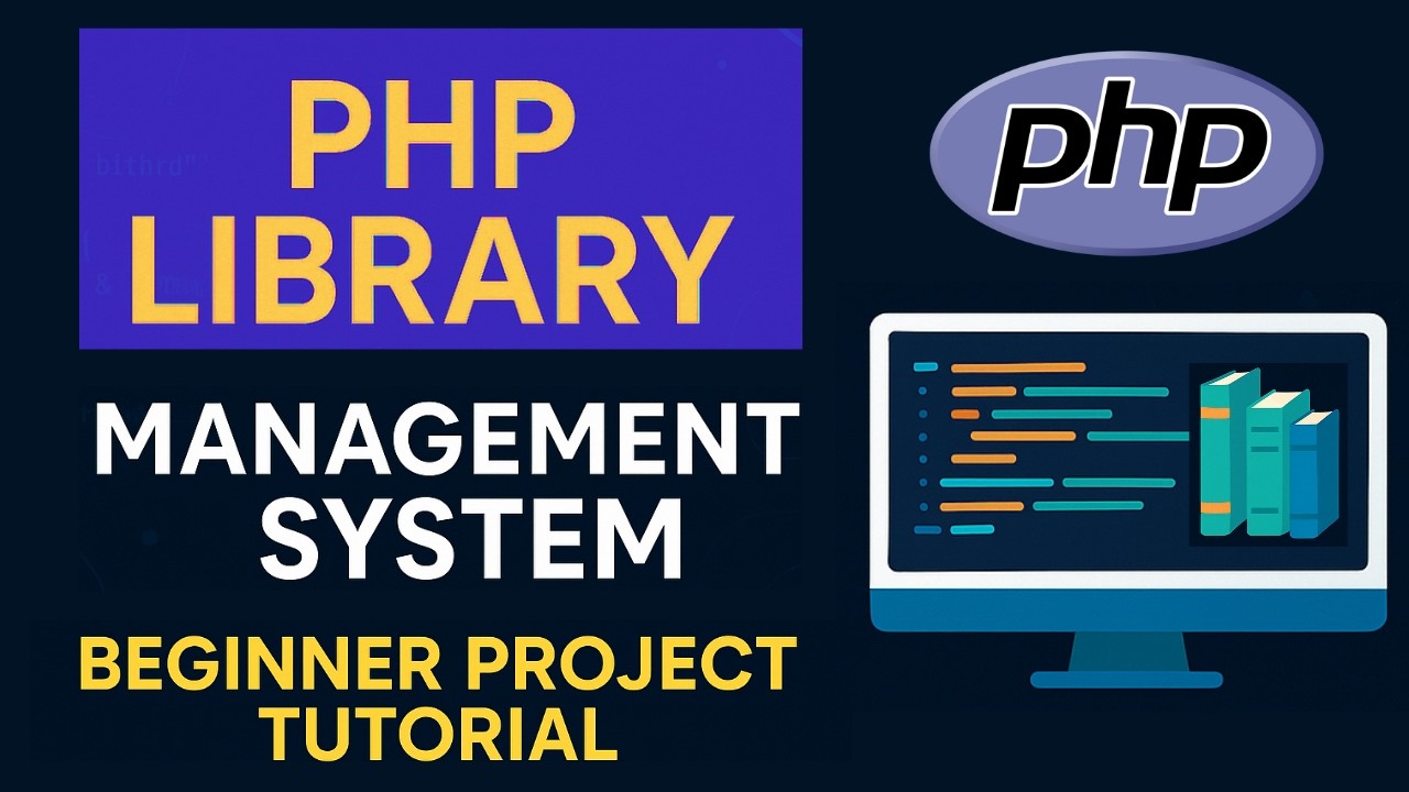 📚 PHP Library Management System Project Tutorial For Beginners 🔥 | Full Video