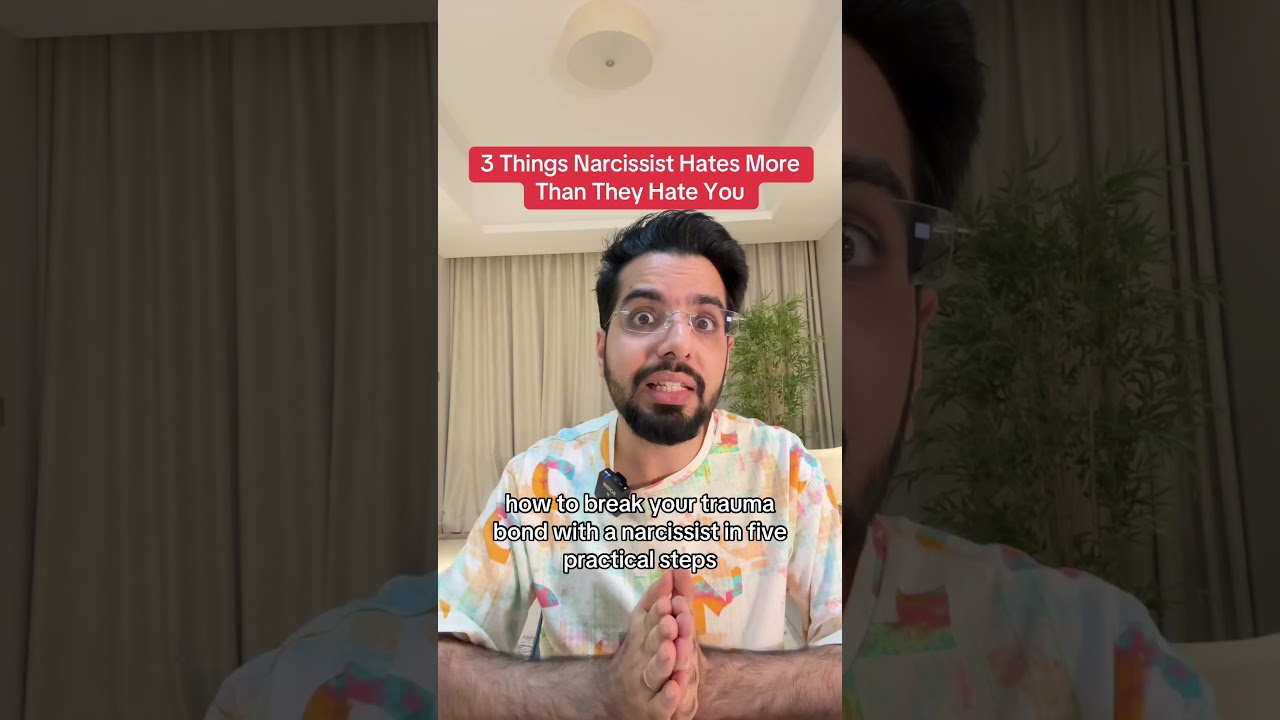 Three things narcissists hate the most
