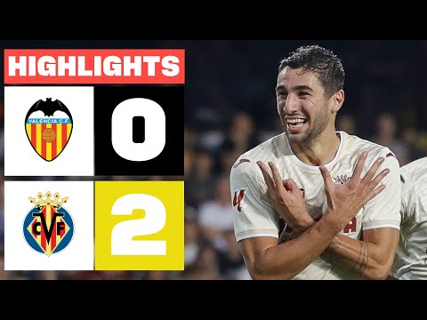 VALENCIA CF 0 - 2 VILLARREAL CF | RESUMEN LALIGA EA SPORTS