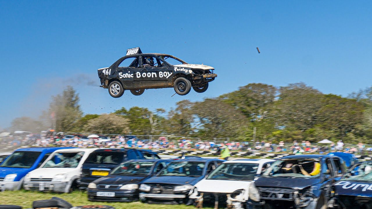 Exciting Car Jump Competition at Angmering Raceway 2021 ππ₯