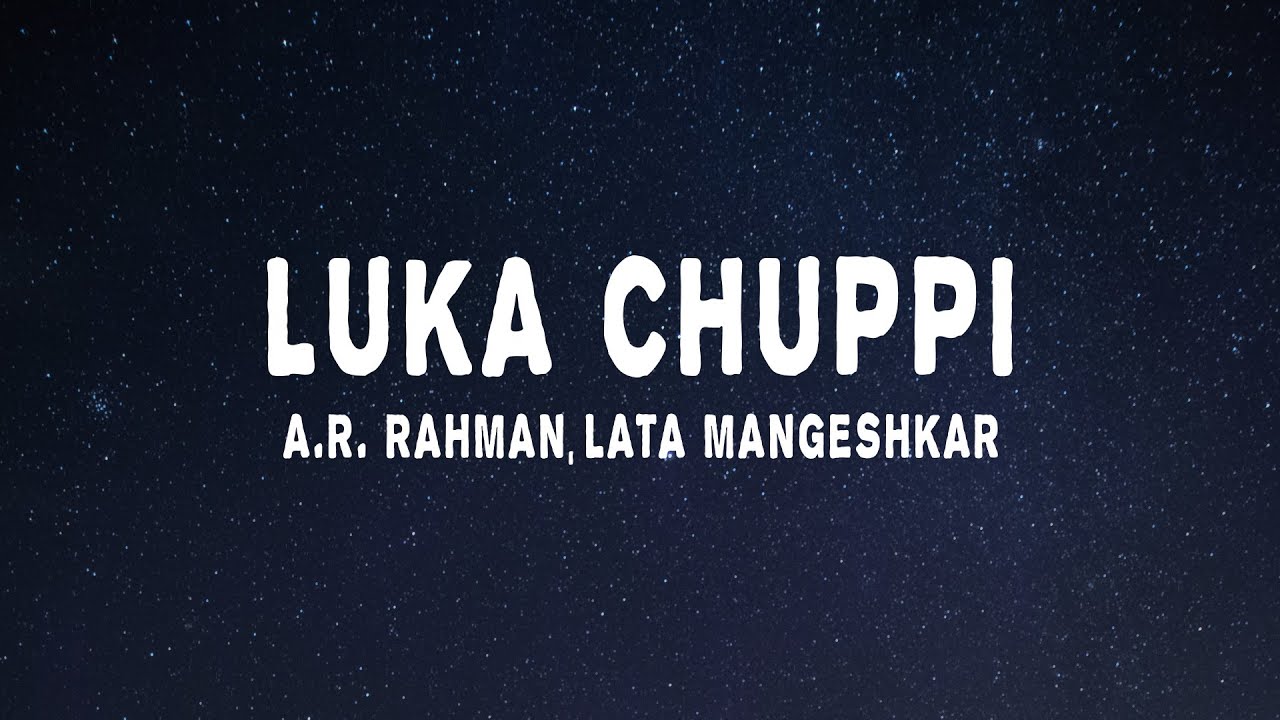 Luka Chuppi Lyrics | A.R. Rahman & Lata Mangeshkar | Rang De Basanti 🎶