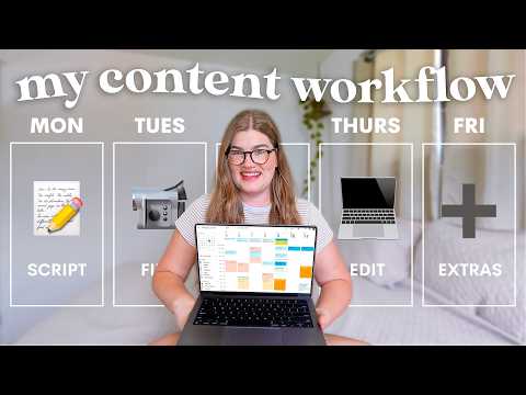 My Weekly Routine for Productivity as a Content Creator 2025
