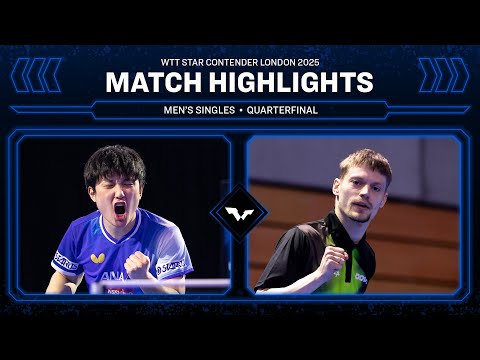 Tomokazu Harimoto vs Anders Lind | MS QF | #WTTLondon 2025