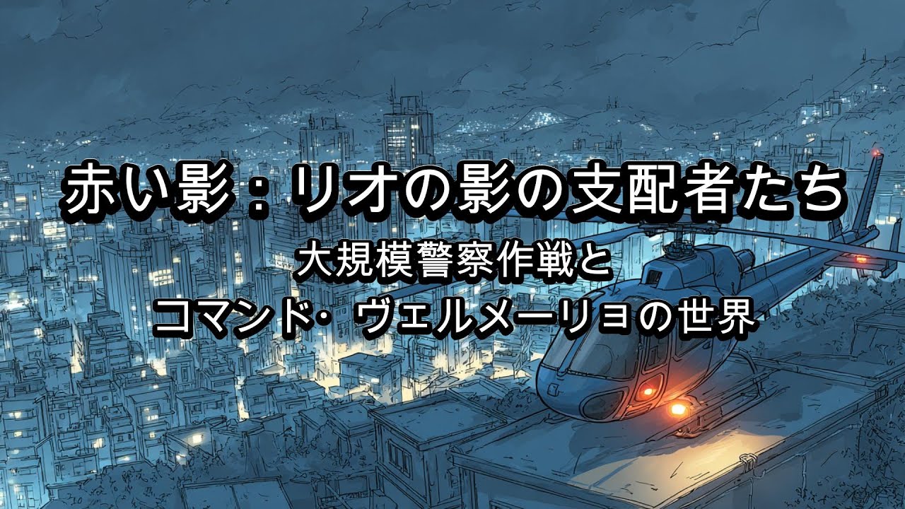 リオのギャングと麻薬組織の現実💥