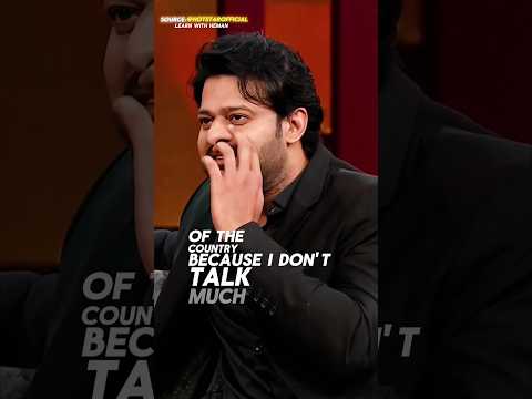 Why Prabhas❤️ Is Shy And How Did He Become Darling? | Prabhas & Rana Interview