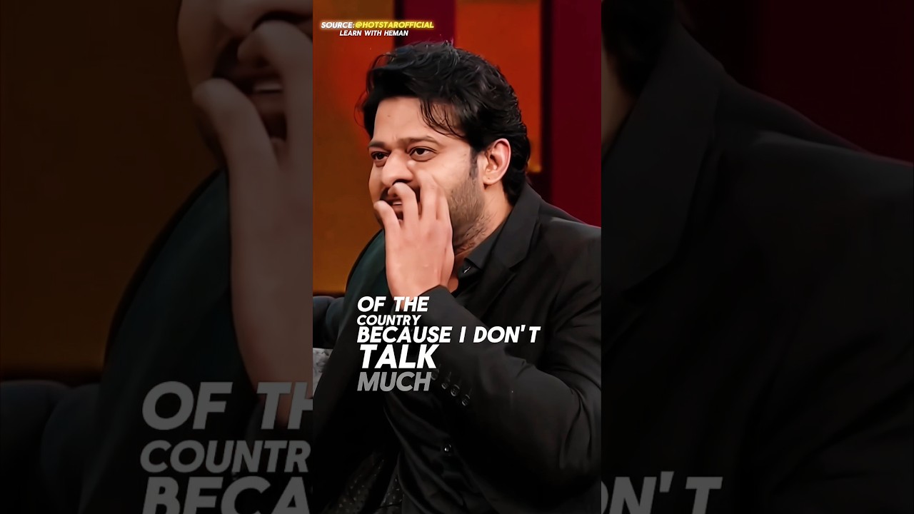 Prabhas's Shy Nature & His Rise to Stardom ⭐ | Exclusive Interview with Rana