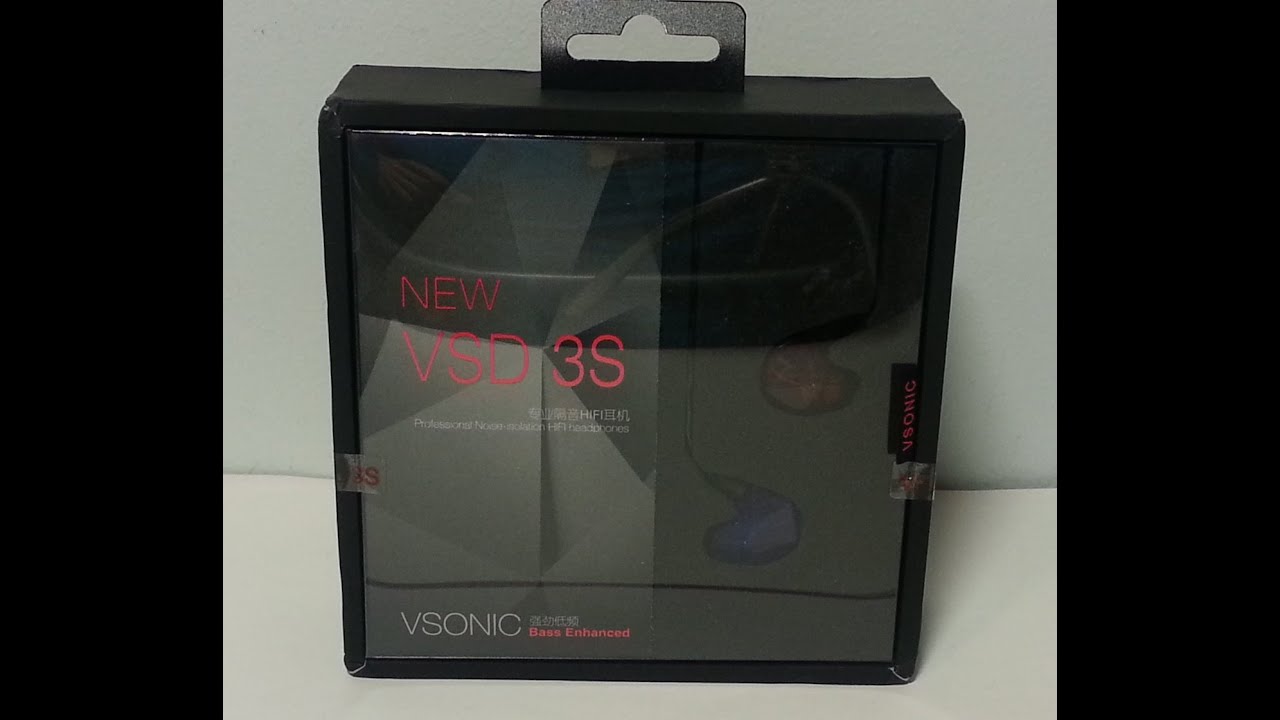 VSONIC VSD3S 2.0 & 2016 Unboxing 🎧