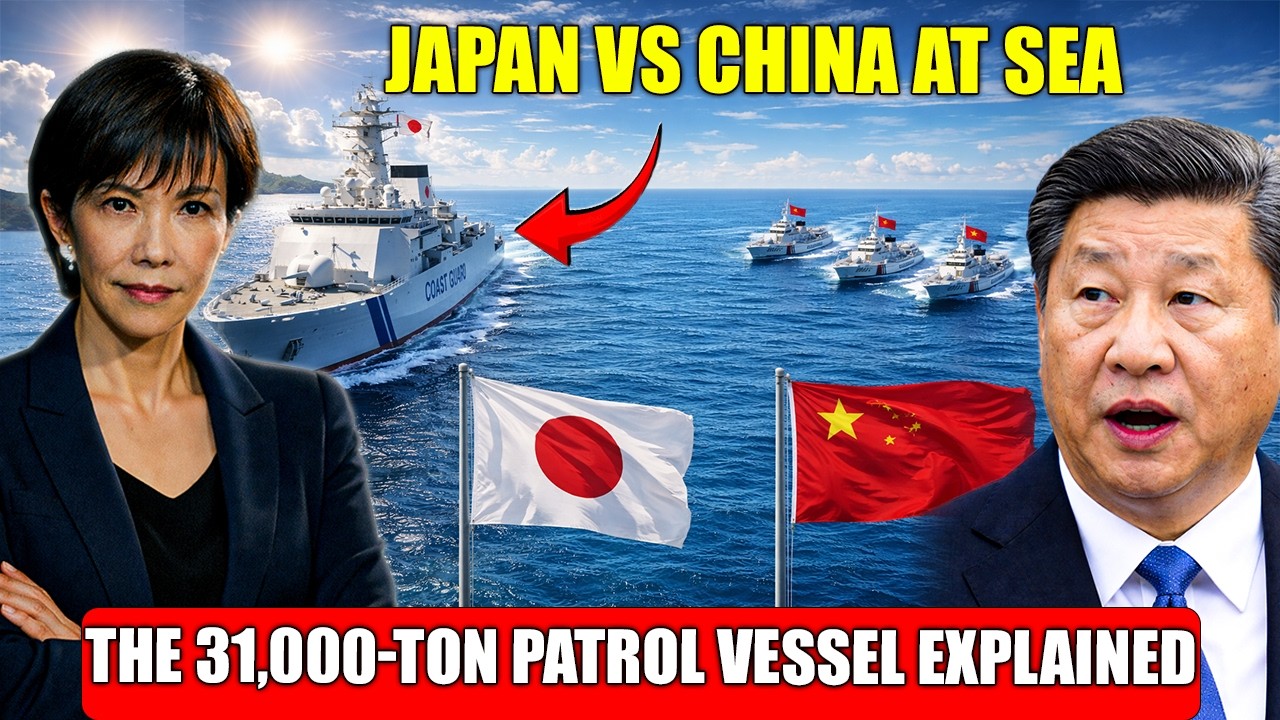 Japan Builds 31,000-Ton Coast Guard Ship to Counter China 🚢
