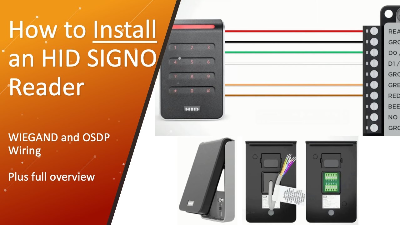 Installing HID SIGNO Reader with Any Access System