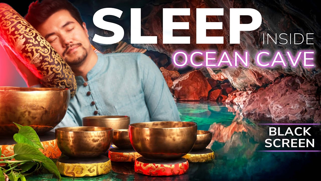 Sleep Better with Tibetan Singing Bowls & Ocean Sounds 🌊