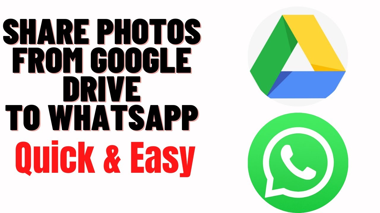 how to share photos from google drive to whatsapp