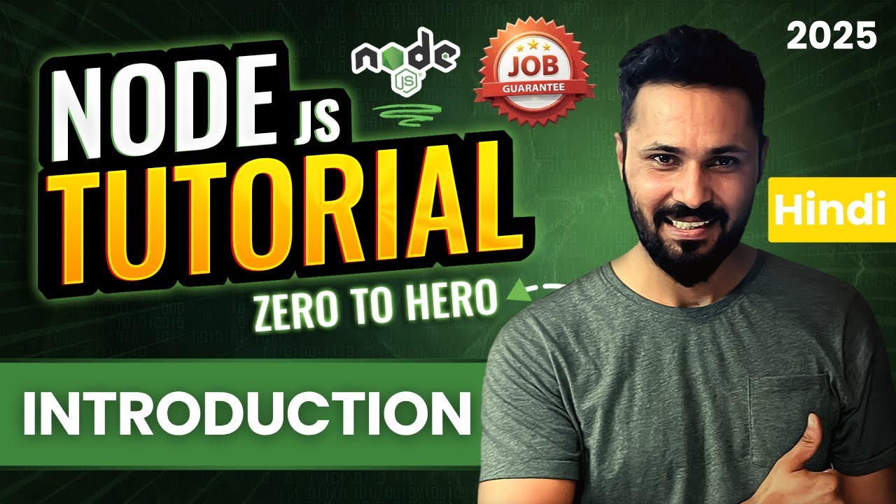 Node.js Tutorial in Hindi #1: Introduction & Overview