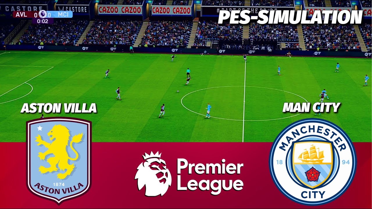 LIVE: Aston Villa vs Manchester City | Premier League 2025/26 Simulation ⚽