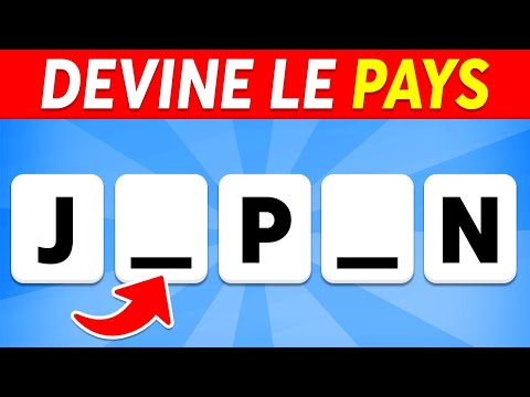 Devine 60 PAYS sans VOYELLES en 3 secondes 🌍🚩✅