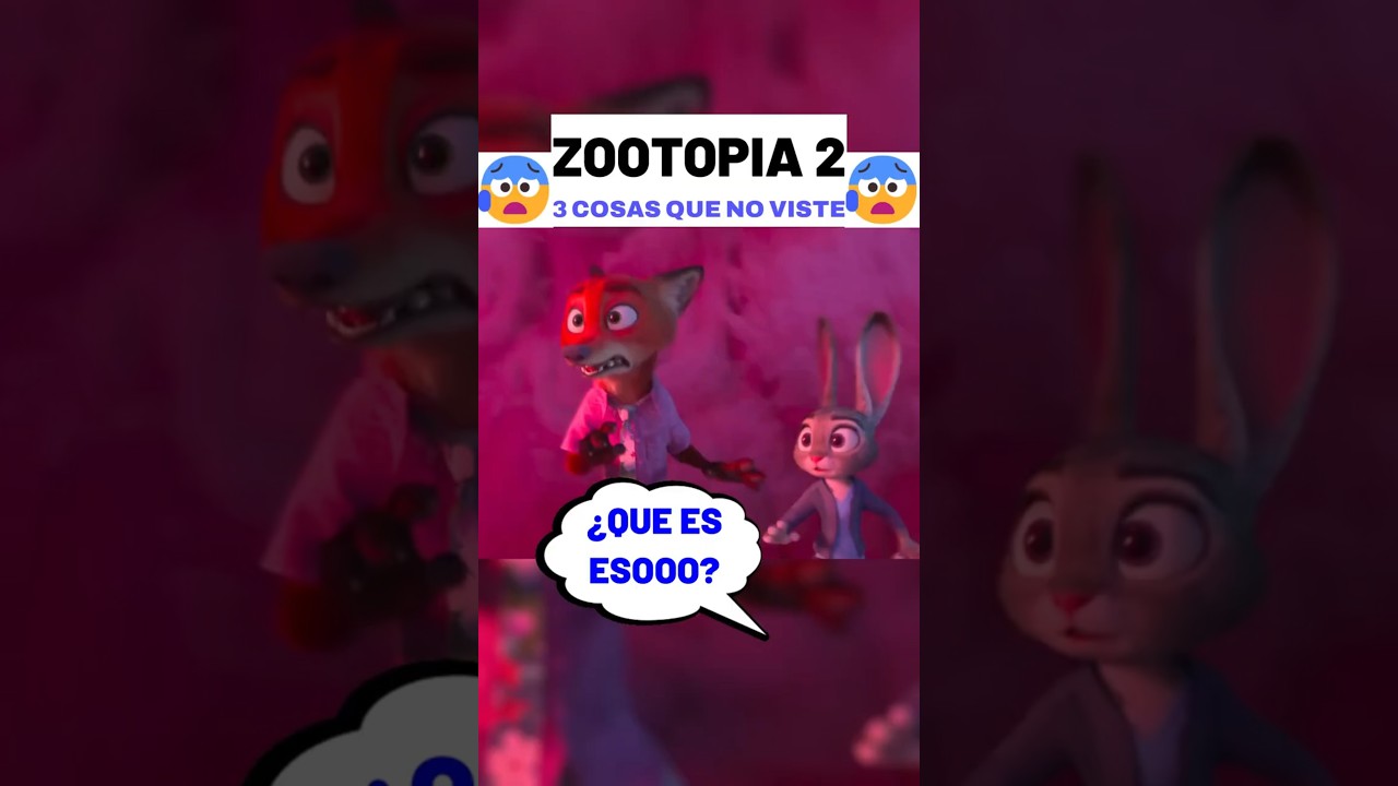 😱VISTE ESTO EN ZOOTOPIA 2 | Trailer