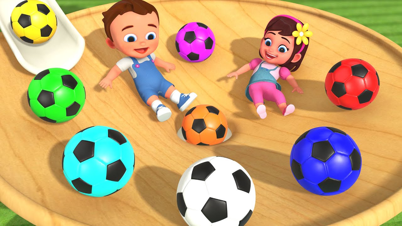 Learn Colors with Fun Baby Soccer Toy ⚽