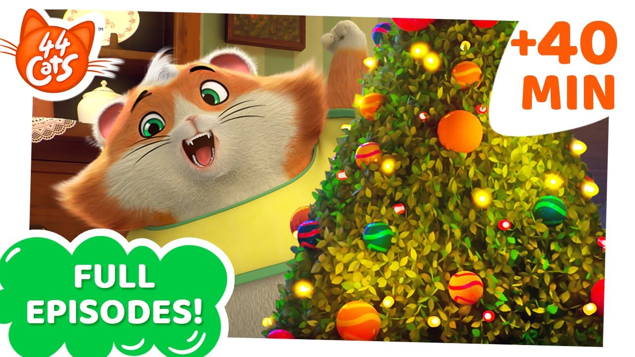 44 Cats | 40 MINUTES | Full Episodes Compilation | Catastic Christmas stories! ☃️🎁