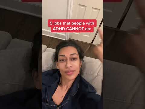 Jobs you CANNOT do if you have ADHD…#drsasha #adhd #shorts