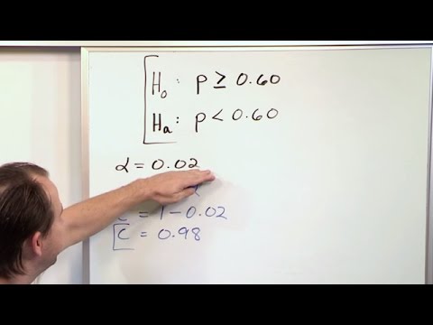 Null and Alternate Hypothesis - Statistical Hypothesis Testing - Statistics Course