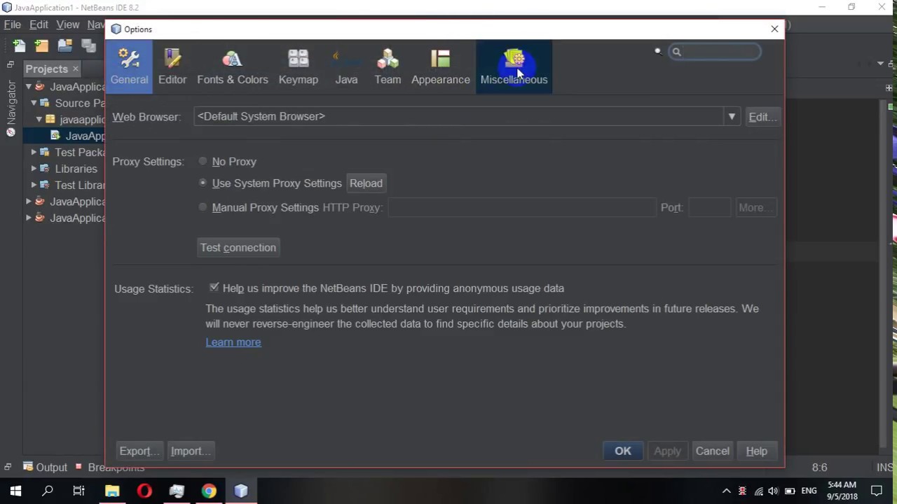 How to refresh Netbeans workspace