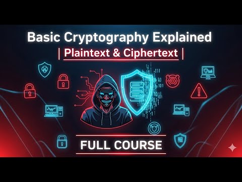 Basic Cryptography Explained | Plaintext & Ciphertext | Cyber Security for Beginners