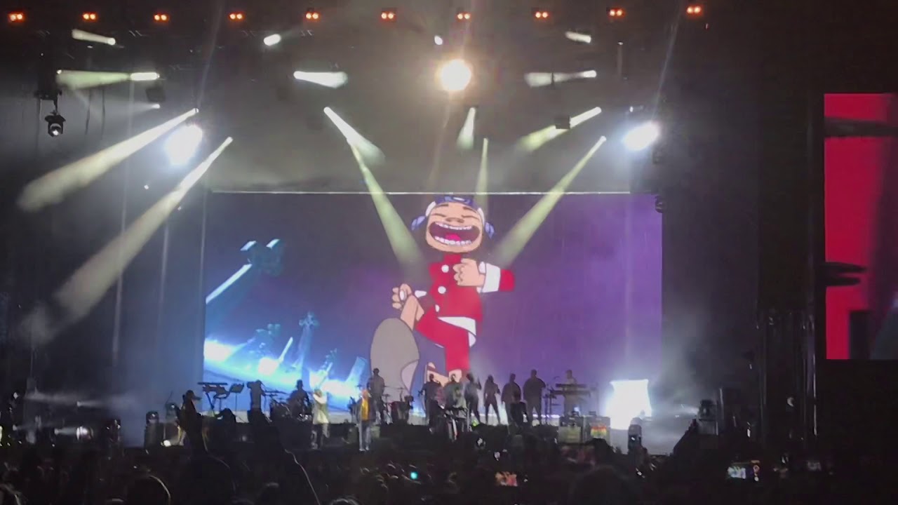 Gorillaz Perform 'Clint Eastwood' at Open’er 2018 🎶