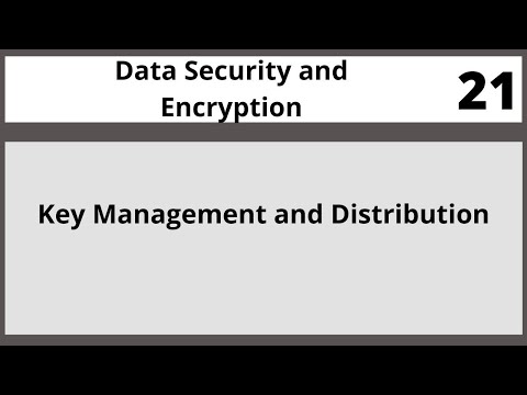 Key Management and Distribution|Data Security and Encryption in Hindi Urdu CSE348 LECTURE 21