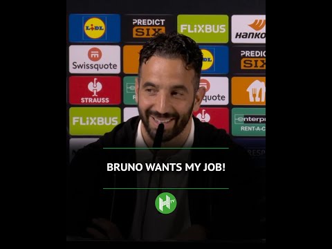 Bruno Fernandes wants Ruben Amorim's job👀