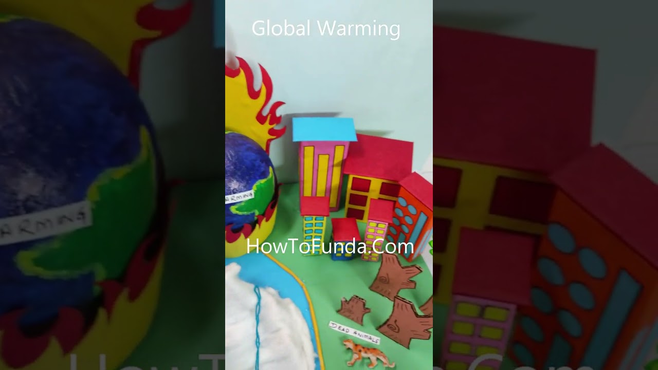 Amazing Global Warming Working Model Science Project π | HowToFunda #Shorts
