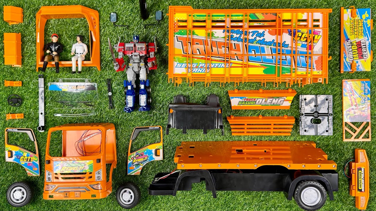 Merakit Miniatur Truk Oleng & Transformer 🚚