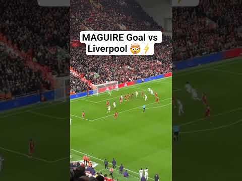 Harry Maguire Goal for Manchester United vs Liverpool | Premier League #manchesterunited #maguire