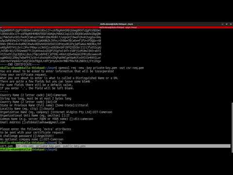 20 Activie pratique sur la cryptographie asymetrique