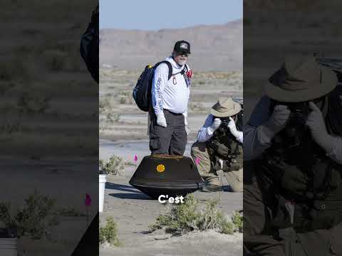 OSIRIS-REx : la Nasa réussit sa livraison d'échantillons extraterrestres ! #shorts