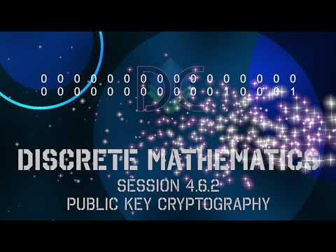 4.6.2 Discrete Math - Par 4.6: Public Key Cryptography