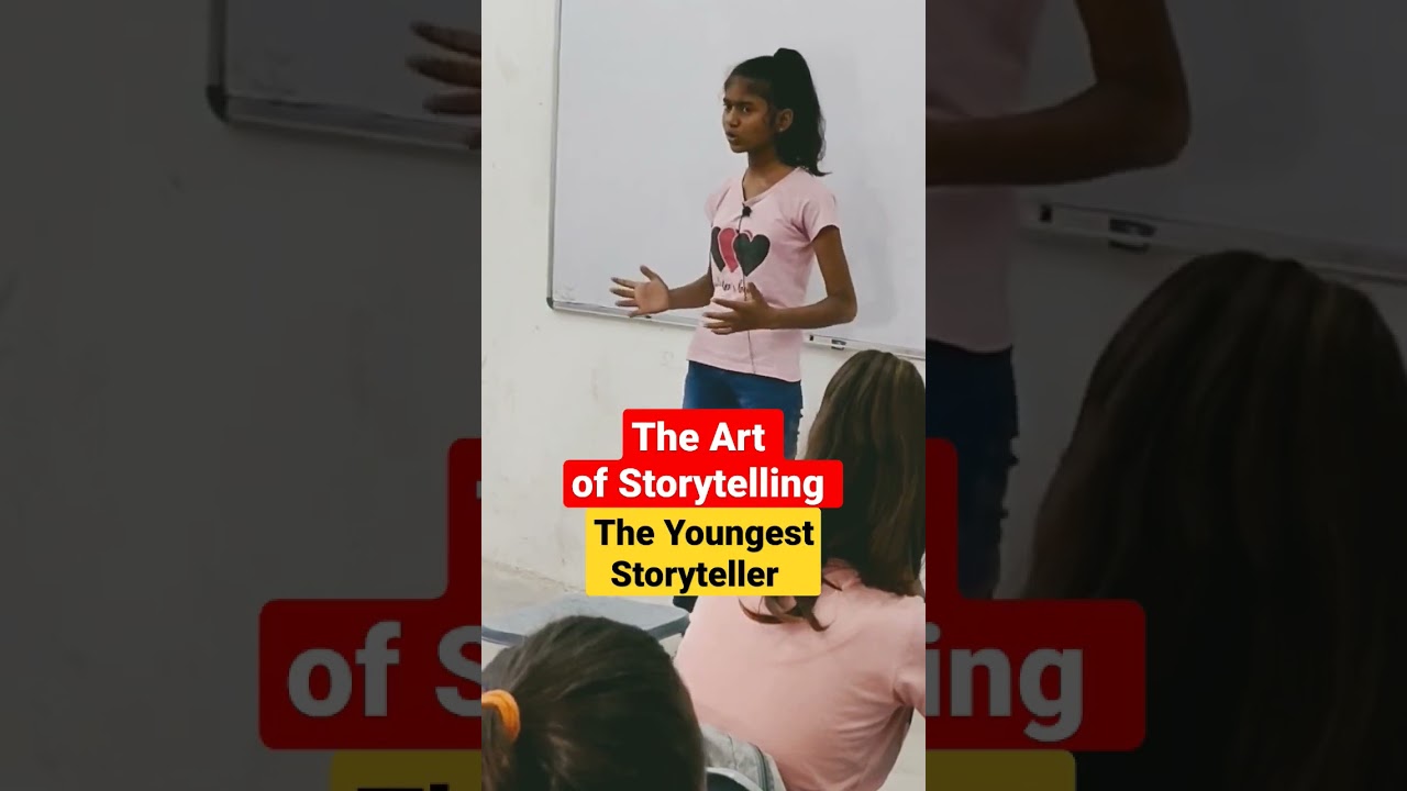 Meet the Youngest Storyteller Ever! π | Inspiring Short Storytelling Video