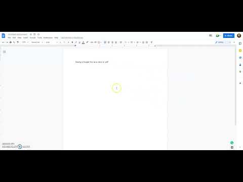How to save a Google Doc as a docx or pdf file