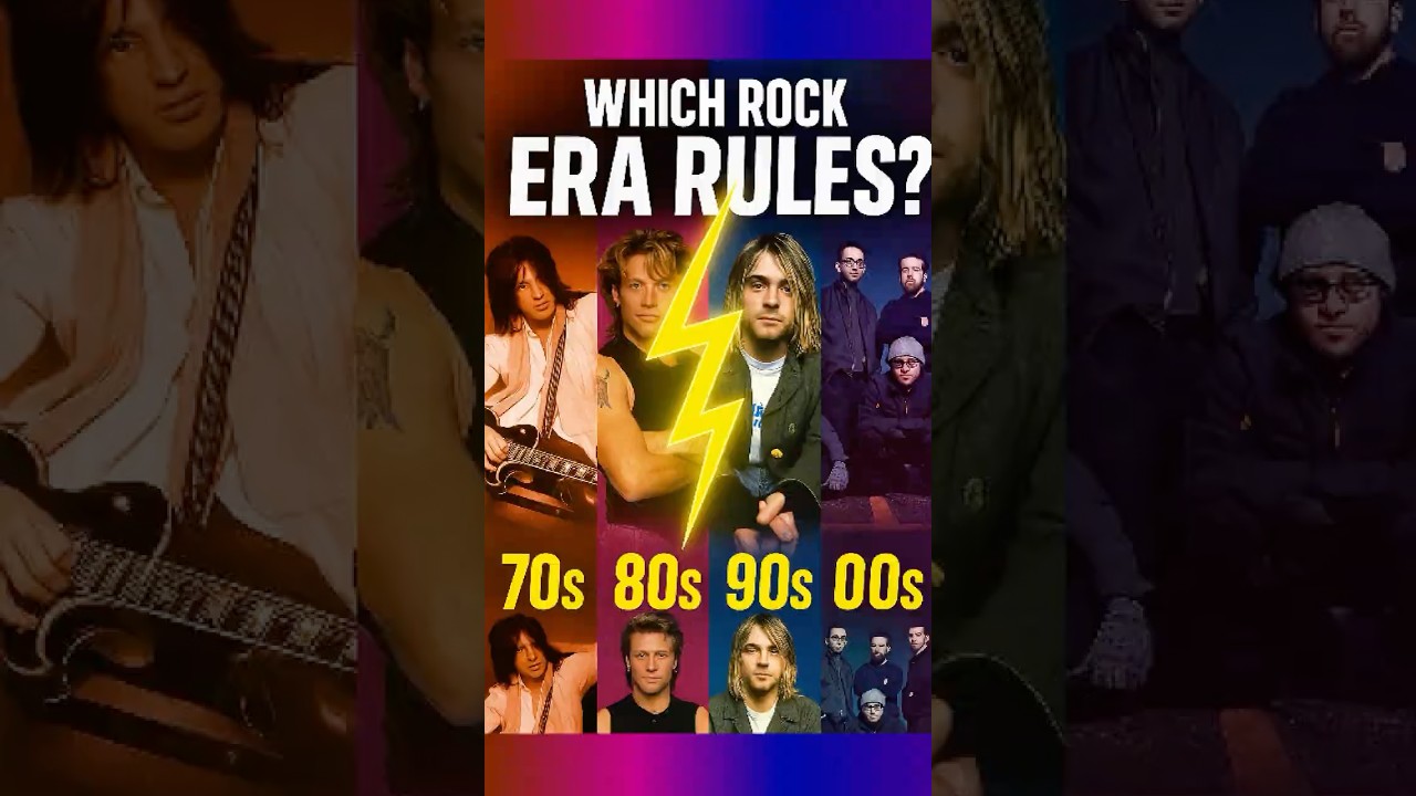 Vote for Your Favorite Rock Era 🎸 | Which Decade Defines Rock Music?