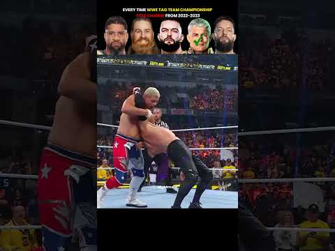 Every Time Tag Team Championship Title Change From 2022-2023
