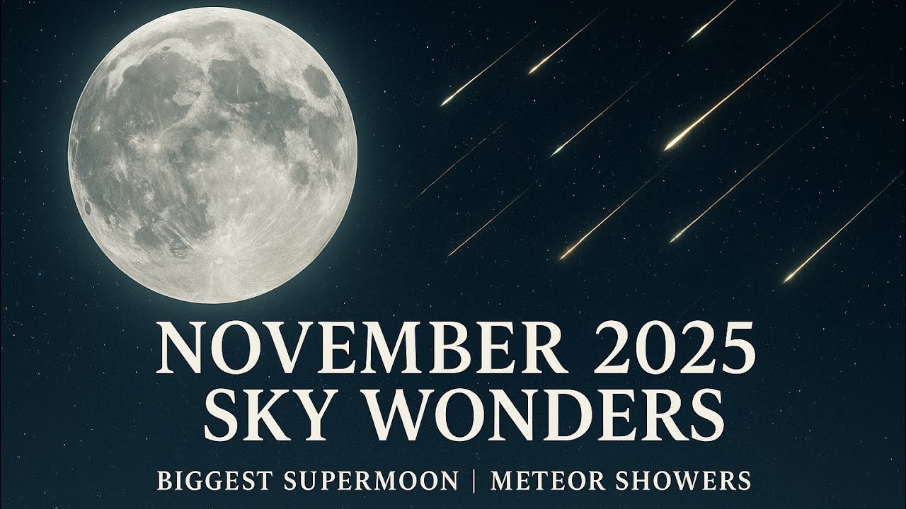 November 2025 Sky Events: Supermoon & Meteor Showers 🌕