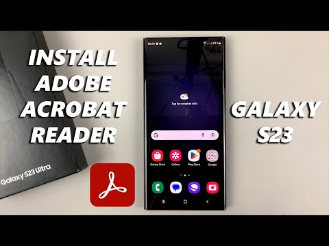 How To Install Adobe Acrobat Reader On Samsung Galaxy S23's