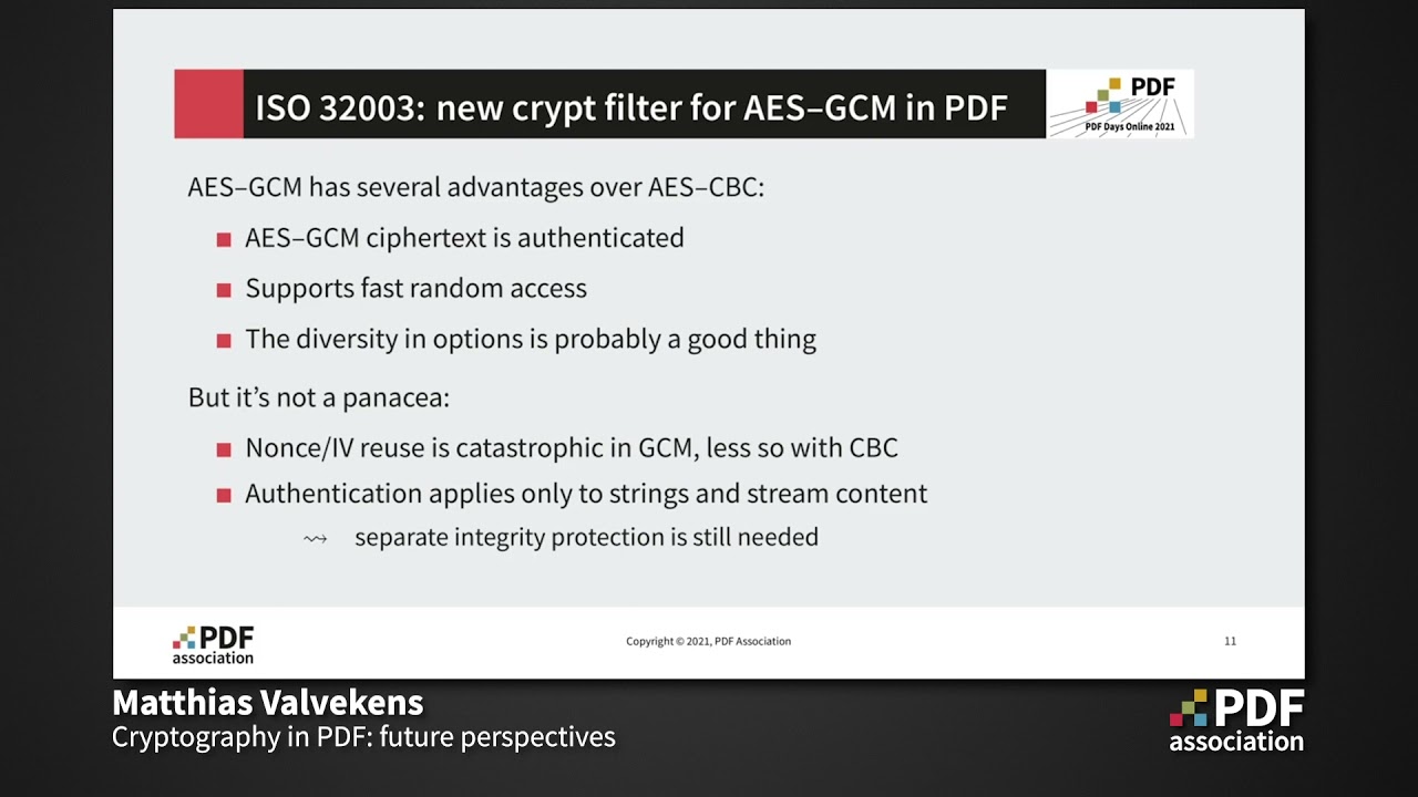 Future of Cryptography in PDFs: Insights from Matthias Valvekens at PDF Days 2021 🔐