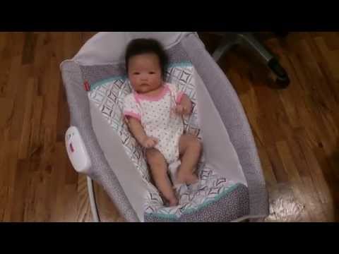 Colette kicking. 7 weeks old