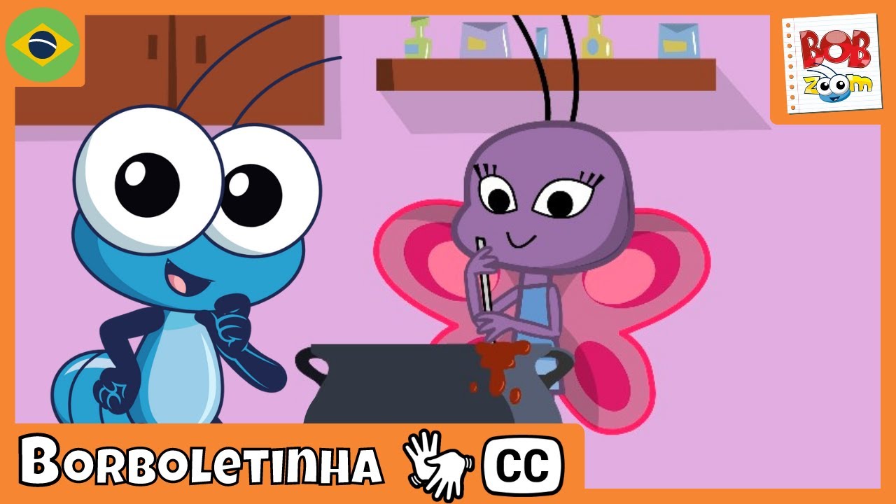 Borboletinha | Bob Zoom em Libras e Legendas 🦋
