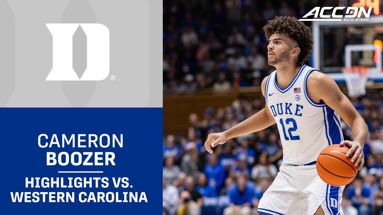 Cameron Boozer Shines in Duke Win vs. Western Carolina 🏀