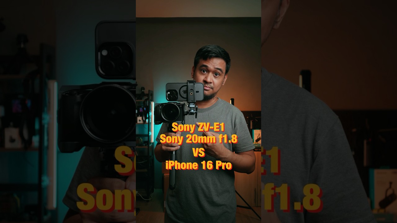 Sony ZV-E1 vs iPhone 16 Pro: Camera Showdown 📸