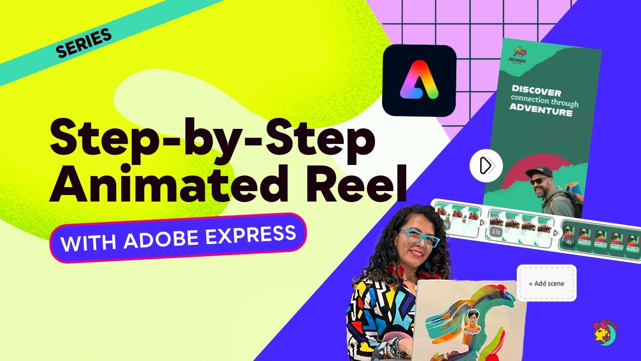 Adobe Express Tutorial: Create Easy Animated Reels for Your Brand