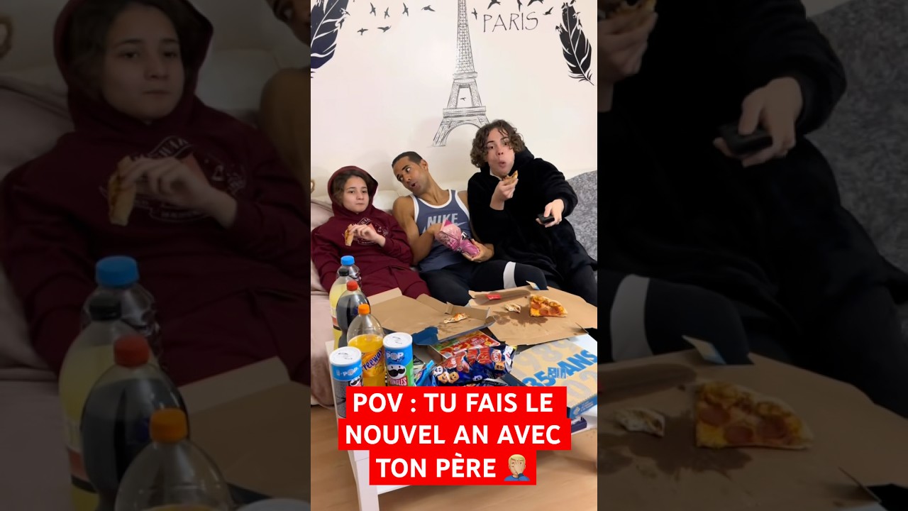 Nouveau An avec Papa : POV 🤦🏼‍♂️